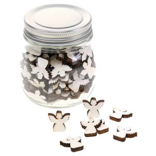 Floristik24 Aniołek do rozsypania w szkle natura 2cm 100szt