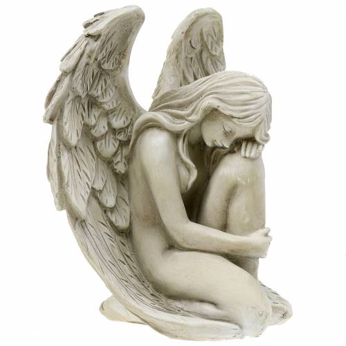 Floristik24 Deco dekoracja grobu anioła 16,5 cm × 12 cm H19cm