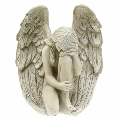 Floristik24 Deco dekoracja grobu anioła 16,5 cm × 12 cm H19cm