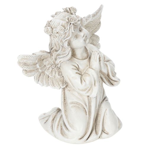 Figurka anioła modlącego się, dekoracja grobu, siedząca, 13 cm, 2 sztuki kupić | Floristik24.pl
