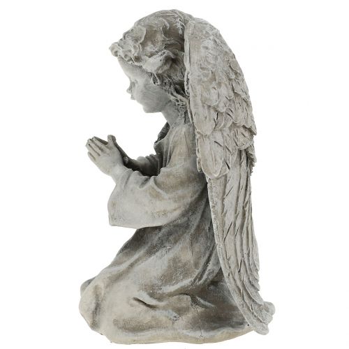 Floristik24 Deco Angel Grey 15cm