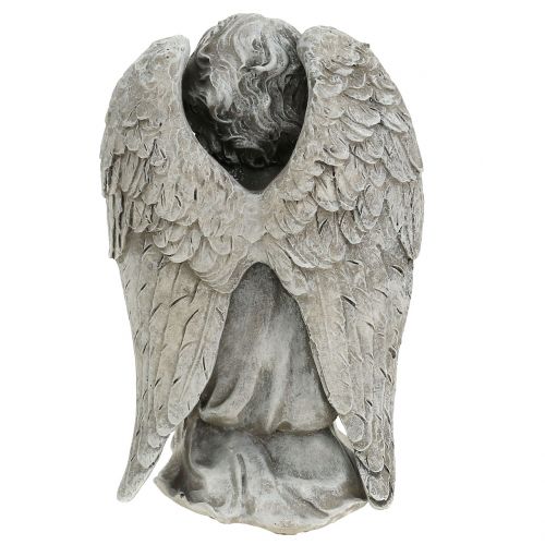Floristik24 Deco Angel Grey 15cm