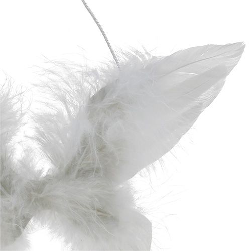 Produkt Skrzydła anioła do zawieszenia białe 16cm 4szt.