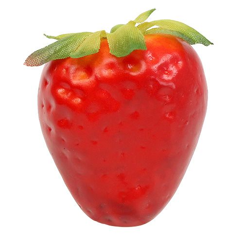 Floristik24 Truskawka czerwona 5cm w siatce 12szt