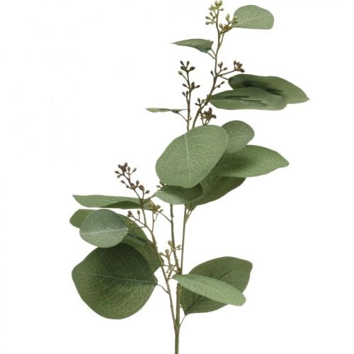 Sztuczna gałąź eukaliptusowa z pąkami sztuczna roślina 60cm