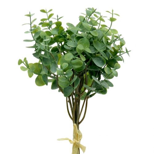Sztuczna gałązka eukaliptusa zielona 37 cm 6 sztuk