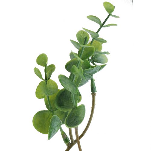 Sztuczna gałązka eukaliptusa zielona 37 cm 6 sztuk