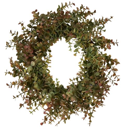 Floristik24 Wieniec z eukaliptusa sztucznego, dekoracja jesienna, eukaliptus Ø36cm