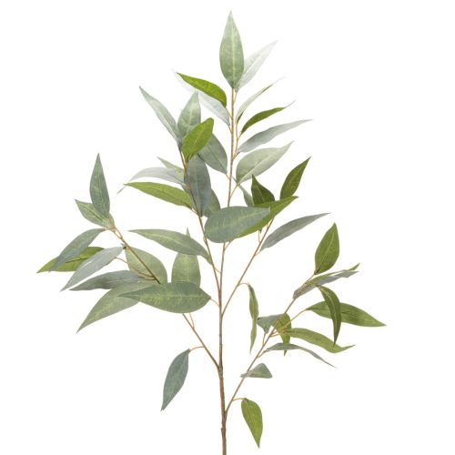 Sztuczna gałązka eukaliptusa, naturalna zieleń, dekoracja, 100 cm