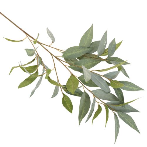 Sztuczna gałązka eukaliptusa, naturalna zieleń, dekoracja, 100 cm | Floristik24.pl