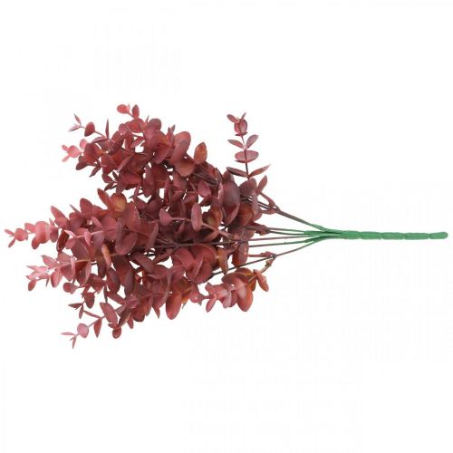Produkt Jesienna dekoracja gałązka eukaliptusa czerwony sztuczny eukaliptus 36cm