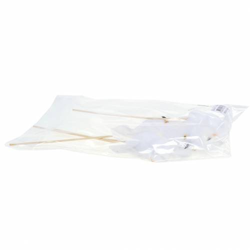 Produkt Korek dekoracyjny sowa biały 5cm 4szt.