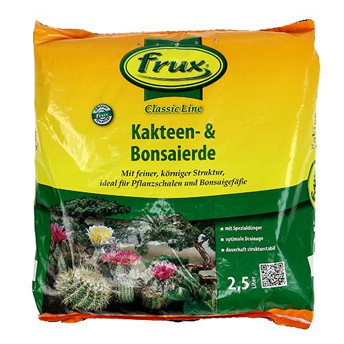 Floristik24 Ziemia kaktusowa i bonsai FRUX 2,5 litra