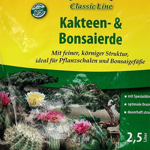Floristik24 Ziemia kaktusowa i bonsai FRUX 2,5 litra