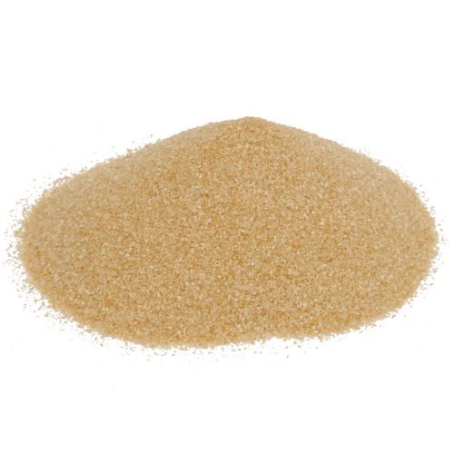 Floristik24 Piasek kolorowy 0,5mm kremowy 2kg