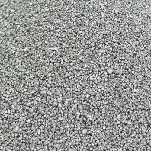 Floristik24 Piasek kolorowy 0,5mm srebrny 2kg