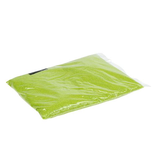 Floristik24 Kolor piaskowy 0,1mm - 0,5mm zielony jabłkowy 2kg