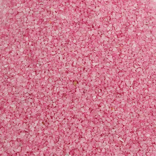 Floristik24 Piasek barwiony 0,1mm - 0,5mm Różowy 2kg