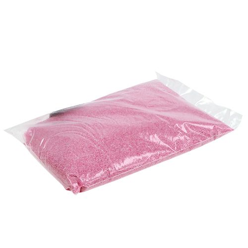 Floristik24 Piasek barwiony 0,1mm - 0,5mm Różowy 2kg