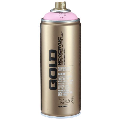 Produkt Kolorowa farba w sprayu różowa liczi farba w sprayu Montana Gold 400ml