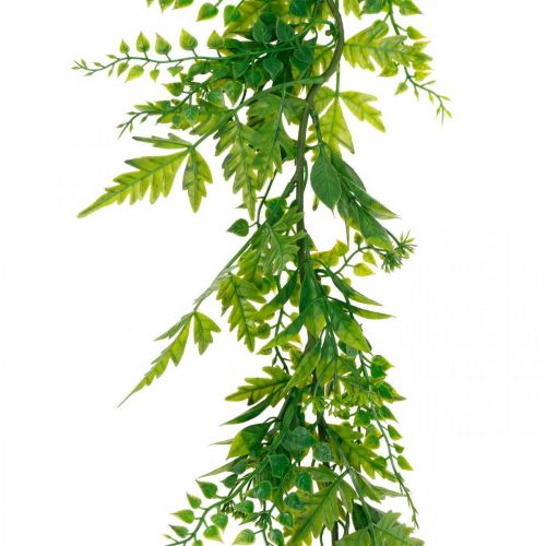 Floristik24 Sztuczna wisząca girlanda roślinna zielona 150cm