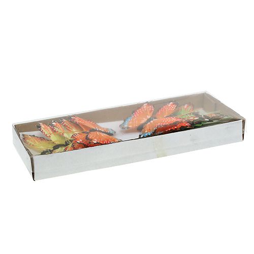 Floristik24 Motyl piórko 9cm asortyment 12szt.