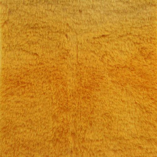 Futro Ribbon Yellow Faux Fur for Crafting Table Runner 15×150cm