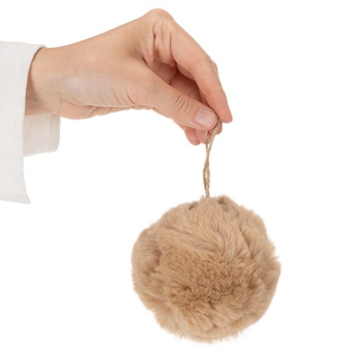Dekoracyjna bombka-pompon na choinkę, 10cm | Floristik24.pl