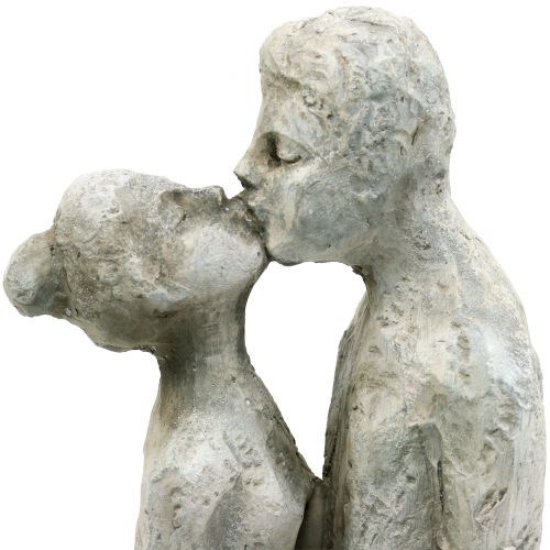 Floristik24 Figura dekoracyjna całująca się para kamień lany 40cm