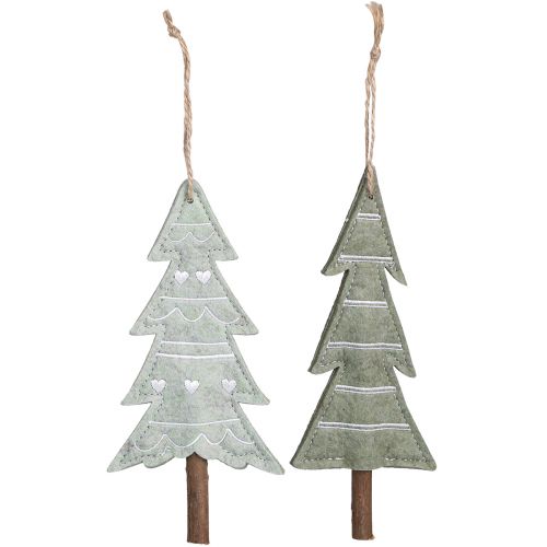 Produkt Filcowe ozdoby choinkowe zielone wys. 20cm 4 sztuki