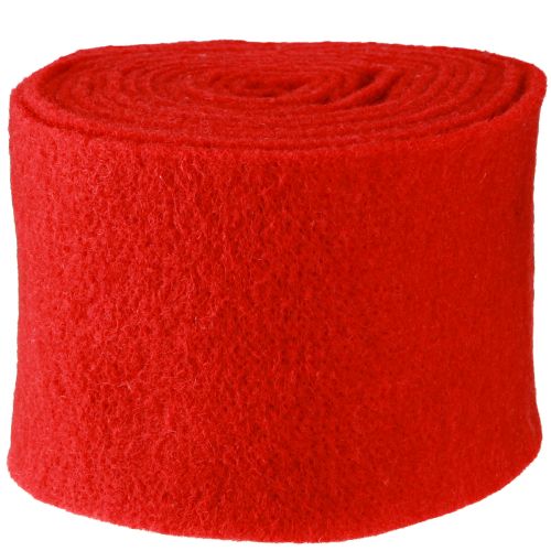 Produkt Wstążka filcowa 15cm x 5m ciemnoczerwona
