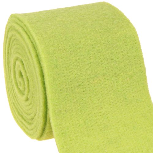 Wstążka filcowa 15cm x 5m zielona