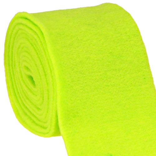 Wstążka filcowa 15cm x 5m w kolorze zielonym