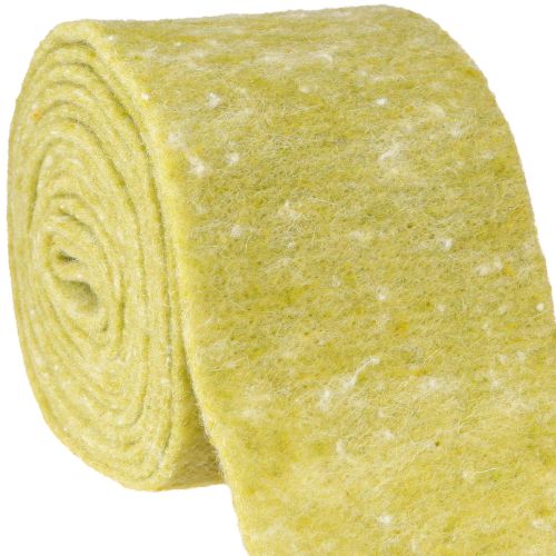 Wstążka filcowa 15cm x 5m zieleń mchu