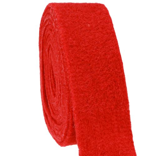 Produkt Wstążka filcowa ciemnoczerwona 7,5cm 5m