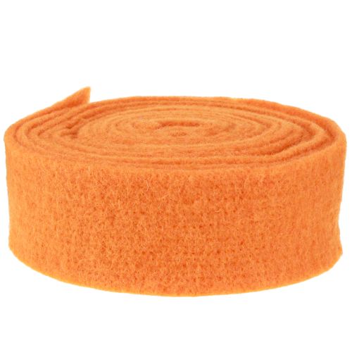 Produkt Wstążka filcowa pomarańczowa 7,5cm 5m