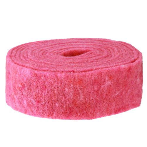Produkt Wstążka filcowa różowa 7,5cm 5m