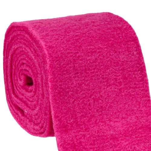 Wstążka filcowa różowa wełniana wstążka filcowa wełniana wstążka do garnka tkanina dekoracyjna 15cm 5m