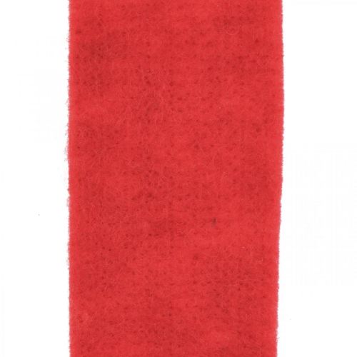 Produkt Wstążka filcowa czerwona 7,5cm 5m