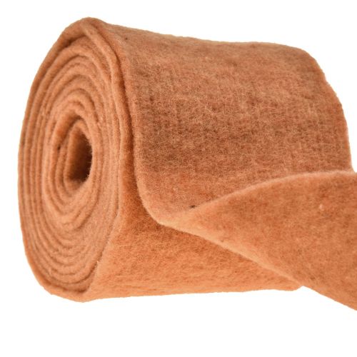 Taśma filcowa pomarańczowy filc wełniany filc wełniany taśma dekoracyjna filc 15cm×5m
