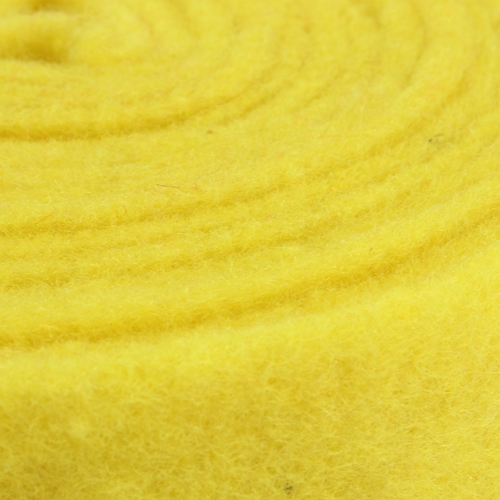 Produkt Wstążka filcowa żółta ozdobna wstążka filcowa 7,5cm 5m