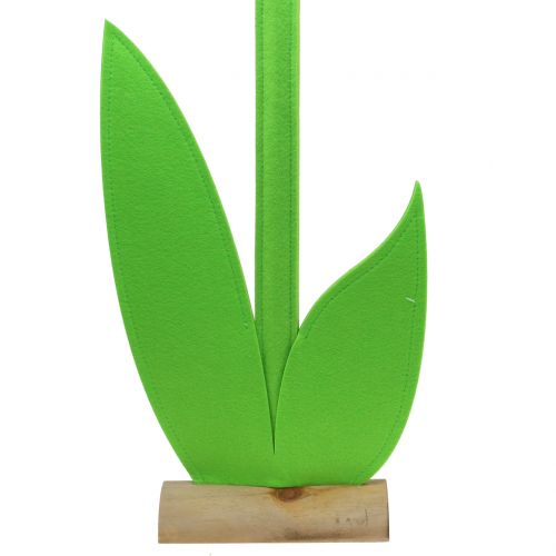 Floristik24 Filcowy kwiat żółty 87 cm