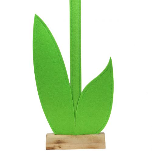 Floristik24 Filcowy kwiat pomarańczowy 87 cm