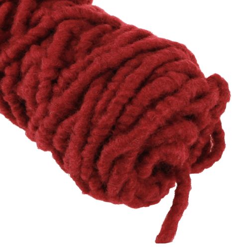 Produkt Sznurek filcowy puszysty Mirabell 25m ciemnoczerwony
