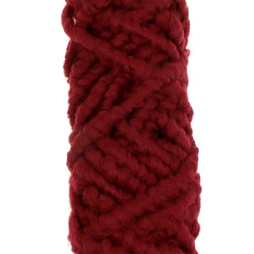 Produkt Sznurek filcowy puszysty Mirabell 25m ciemnoczerwony