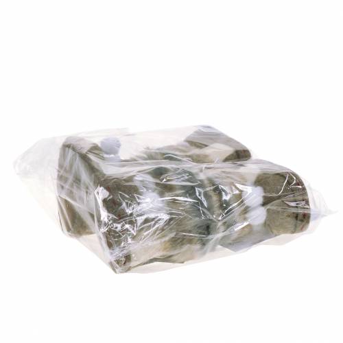 Floristik24 Ozdoba choinkowa filcowa para butów z futerkiem 10cm x 8cm 2szt.