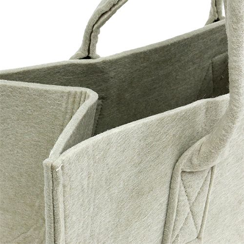 Floristik24 Torba filcowa 39x25x22cm kremowa
