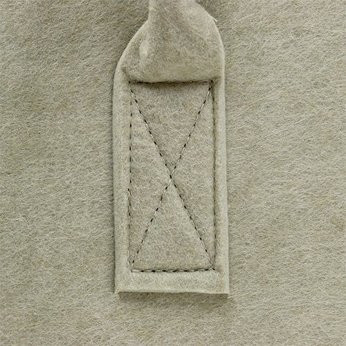 Floristik24 Torba filcowa 39x25x22cm kremowa