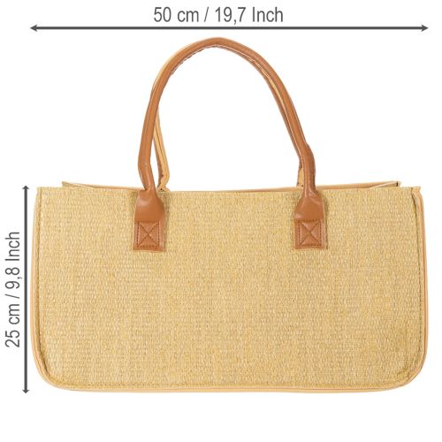 Torba filcowa z efektem rafii 50cm x 25cm x 25cm | Floristik24.pl