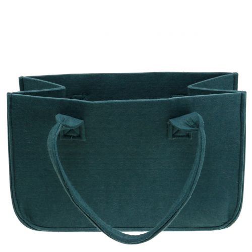 Floristik24 Torba filcowa niebiesko-szara 40cm x 20cm x 25cm